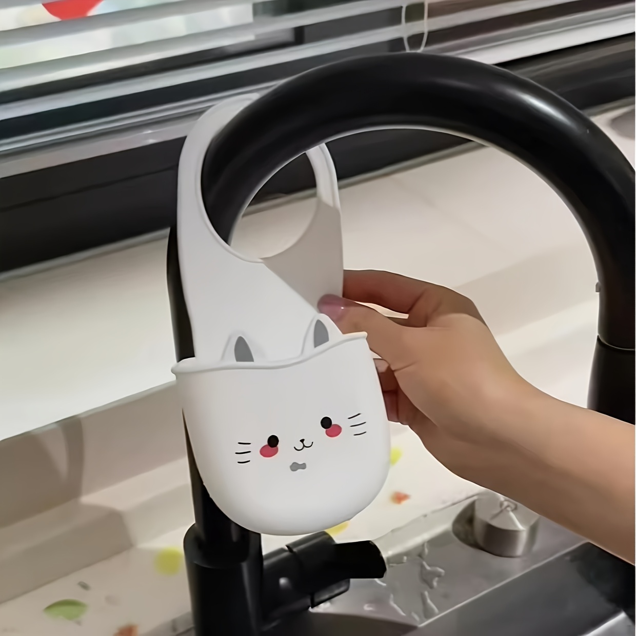 2Pcs Cute Cat Silicone Faucet  - огляд і ціна Silicone Tap Washer