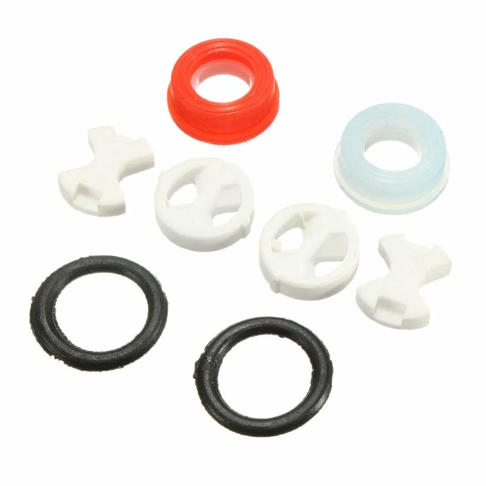 8Pcs/Set Ceramic Disc Silicon  - огляд і ціна Silicone Tap Washer