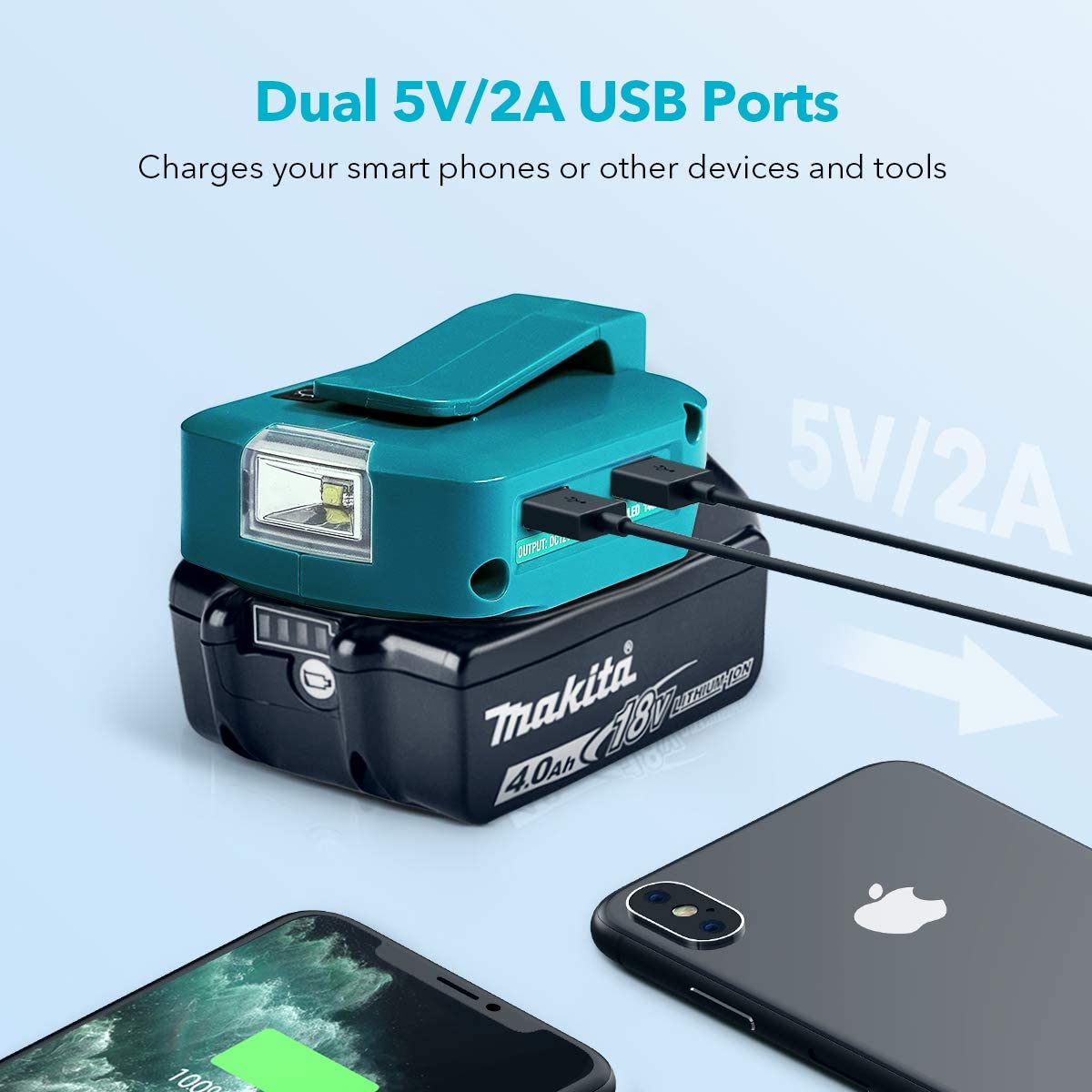 USB Adapter For Makita BL1430  - огляд і ціна Makita Drill Hp1640