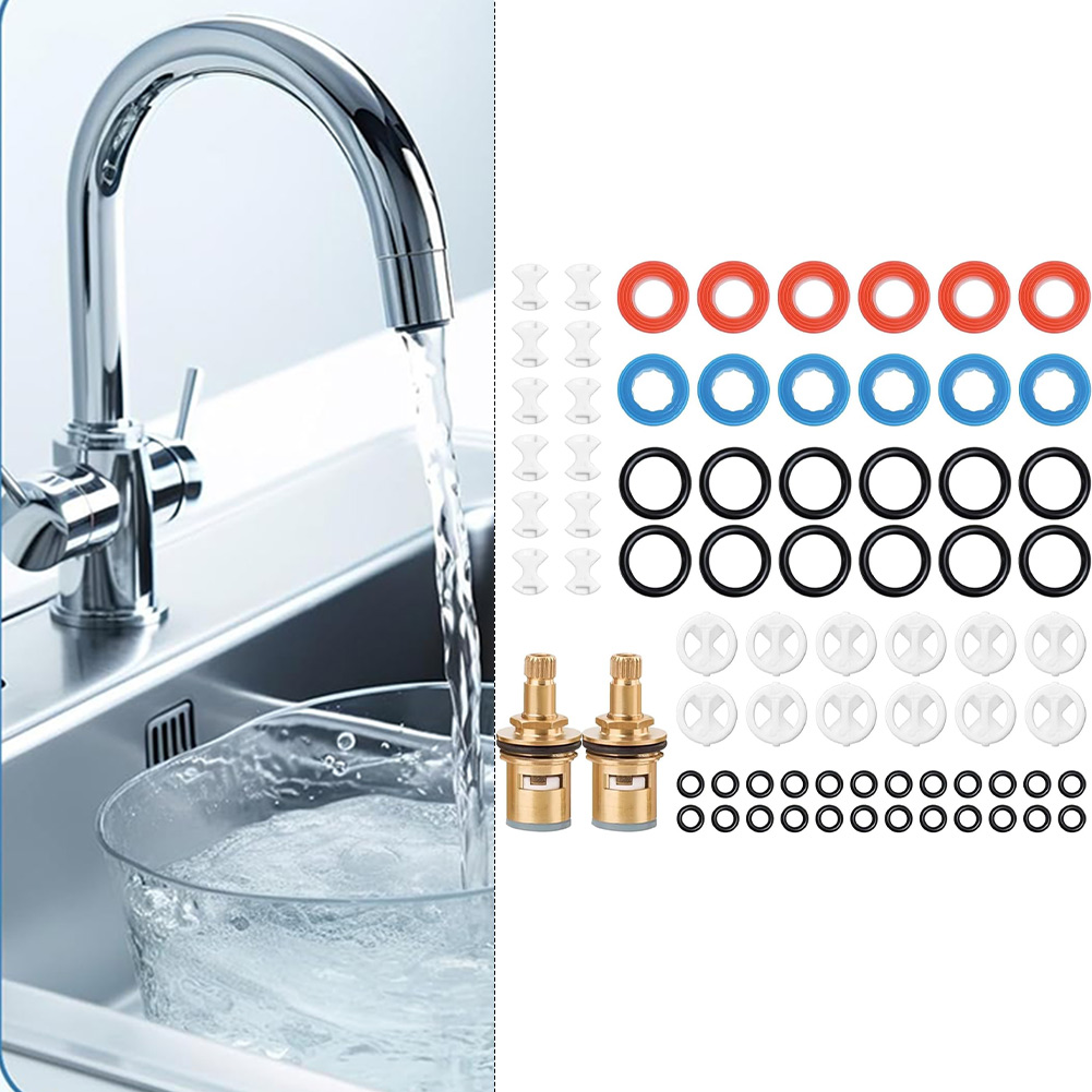 2 Pack Brass Tap Cartridge wit - огляд і ціна Silicone Tap Washer