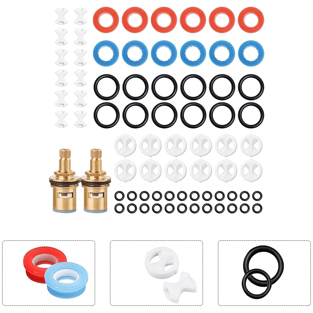2 Pack Brass Tap Cartridge wit - огляд і ціна Silicone Tap Washer