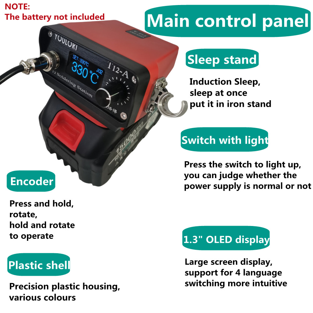 T12-A STM32 V3 Cordless Solder - огляд і ціна Milwaukee Drill M12 Fuel