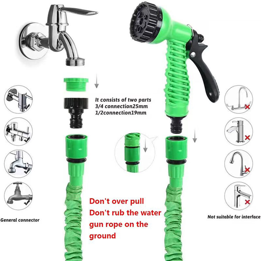 25FT-200FT Expandable Magic Ho - огляд і ціна Flexible Hose Braided