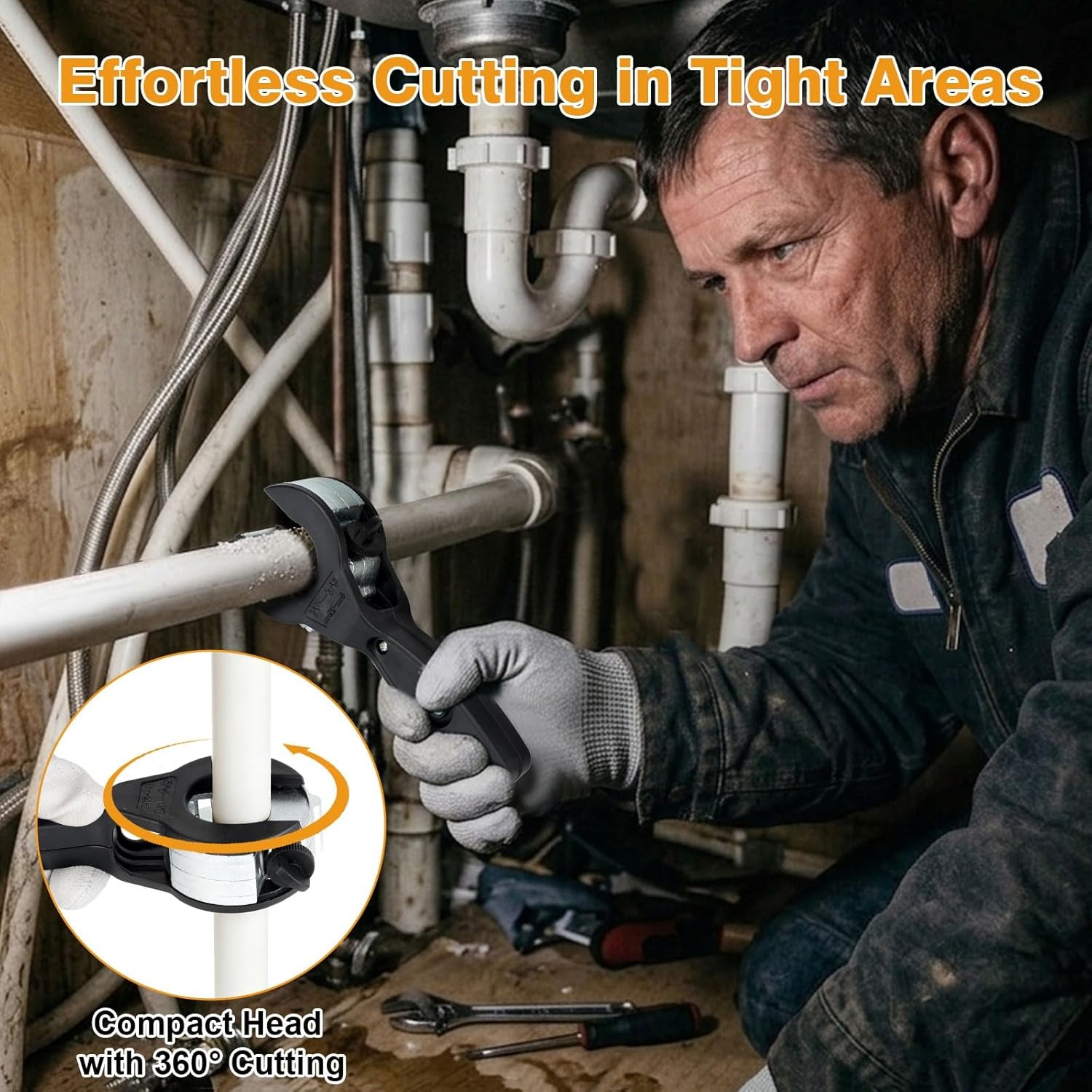 Ratcheting Pipe Cutter Tool fo - огляд і ціна Pipe Cutter Ratchet