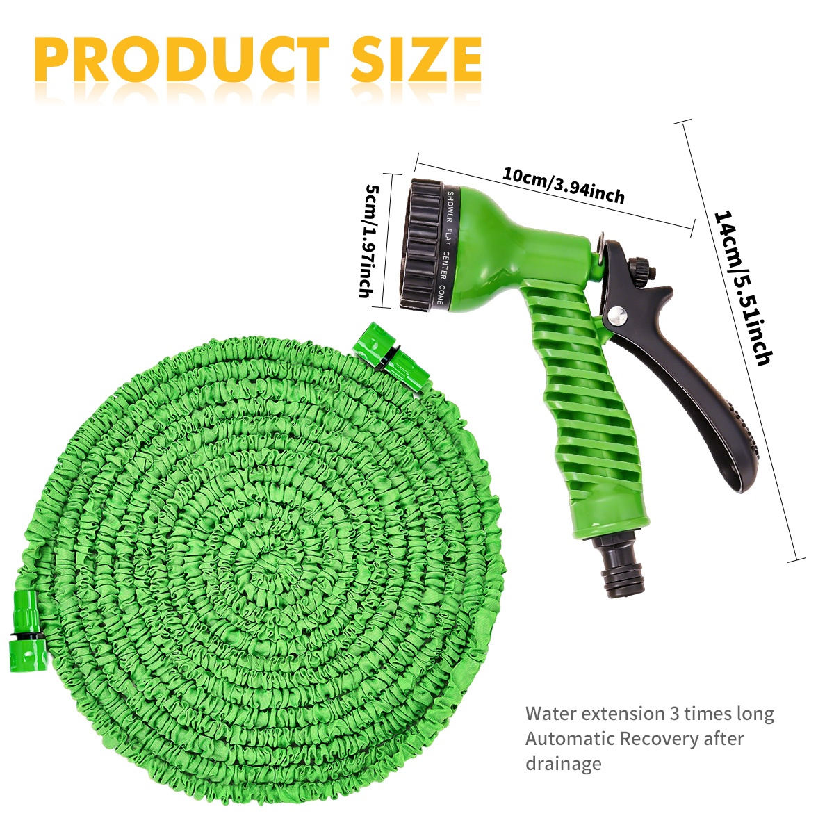 Green Expandable Garden Hose 1 - огляд і ціна Flexible Hose Braided