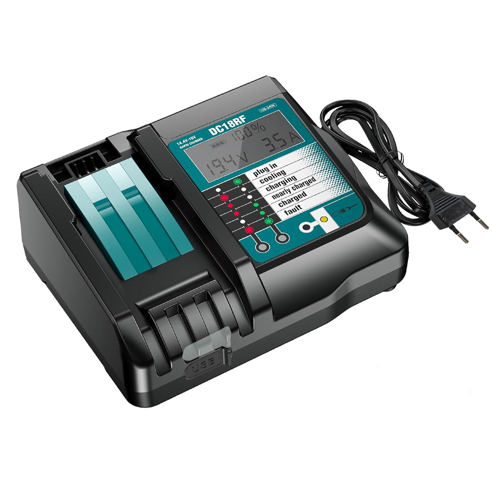 DC18RF Li-ion Super Fast Charg - огляд і ціна Makita Drill Hp1640