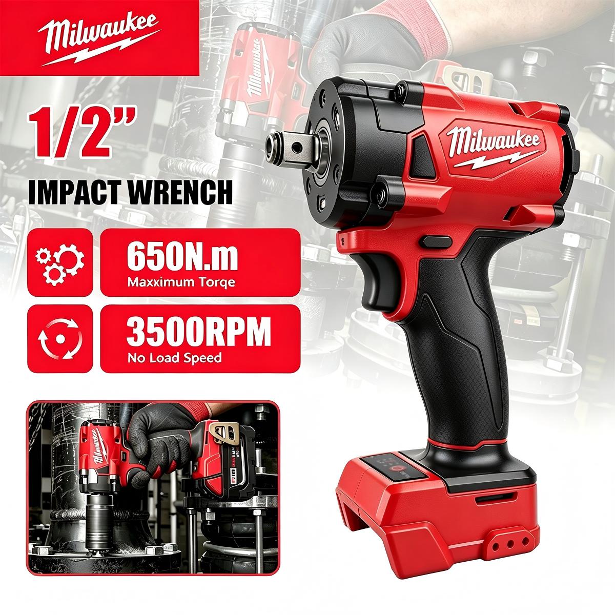Milwaukee 1/2' M18 FUEL Brushl - огляд і ціна Milwaukee Drill M18 Fuel